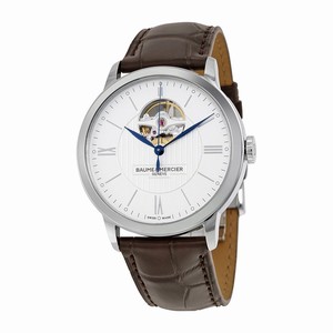 Baume & Mercier Automatic Dial color Silver Watch # M0A10274 (Men Watch)