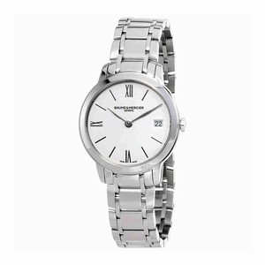 Baume & Mercier Quartz Dial Color White Watch #M0A10356 (Men Watch)
