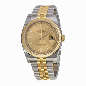Rolex Champagne Dial Watch #m116233-0151 (Men Watch)