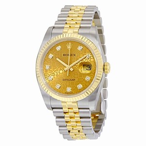 Rolex Automatic Dial color Champagne Watch # m116233-0155 (Men Watch)