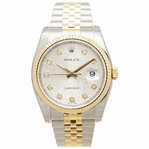 Rolex Swiss automatic Dial color Silver Watch # m116233-0156 (Men Watch)