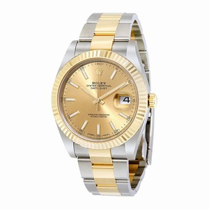 Rolex Automatic Dial color Champagne Watch # m126333-0009 (Men Watch)
