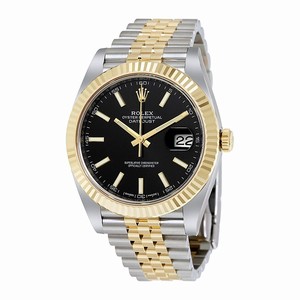 Rolex Automatic Dial color Black Watch # m126333-0014 (Men Watch)