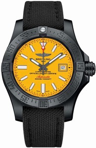 Breitling Swiss automatic Dial color Yellow Watch # M17331E2/I530-101W (Men Watch)