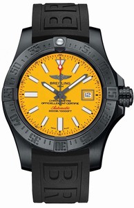 Breitling Swiss automatic Dial color Yellow Watch # M17331E2/I530-152S (Men Watch)