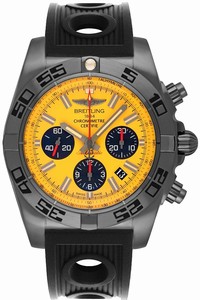 Breitling Swiss automatic Dial color Yellow Watch # MB0111C3/I531-200S (Men Watch)
