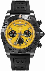 Breitling Swiss automatic Dial color Yellow Watch # MB0111C3/I531-262S (Men Watch)