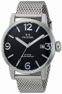 TW Steel Black Dial Stainless Steel Band Watch #MB11 (Men Watch)