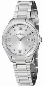 Maurice Lacroix Miros Automatic Diamonds Index Watch # MI1014-SS002-150 (Women Watch)