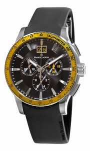 Maurice Lacroix Swiss Quartz Stainless Steel Watch #MI1098-SS051-331 (Men Watch)