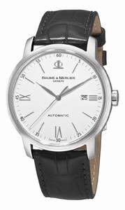 Baume & Mercier Swiss automatic Stainless steel Watch #MOA08592 (Men Watch)