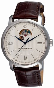 Baume & Mercier Swiss automatic Stainless steel Watch #MOA08688 (Men Watch)