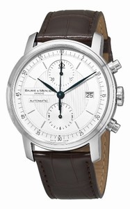 Baume & Mercier Swiss automatic Stainless steel Watch #MOA08692 (Men Watch)