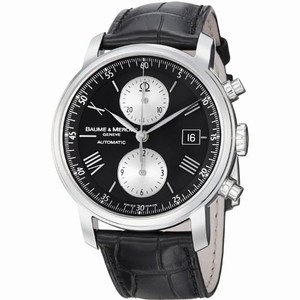 Baume & Mercier Swiss automatic Stainless steel Watch #MOA08733 (Men Watch)
