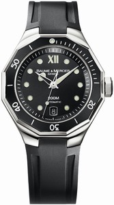 Baume & Mercier Automatic Stainless Steel Watch #MOA08780 (Men Watch)