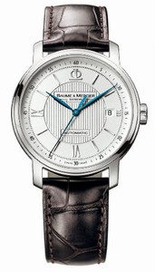 Baume & Mercier Swiss automatic Stainless steel Watch #MOA08791 (Men Watch)