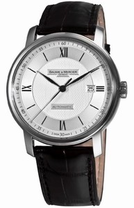 Baume & Mercier Swiss Automatic Stainless steel Watch #MOA08868 (Men Watch)