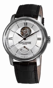 Baume & Mercier Swiss automatic Stainless steel Watch #MOA08869 (Men Watch)
