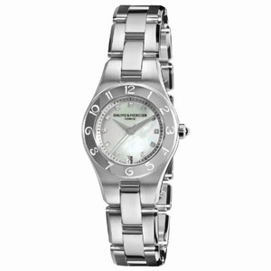 Baume & Mercier Swiss quartz Stainless steel Watch #MOA10011 (Women Watch)