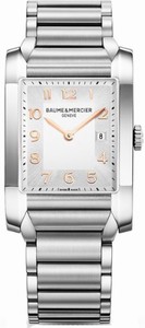 Baume & Mercier Stainless Steel Brushed & Polished Case Silver Dial Watch #MOA10020 ( Watch)