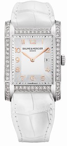 Baume & Mercier Stainless Steel Brushed & Polished Case Silver Dial Watch #MOA10025 ( Watch)