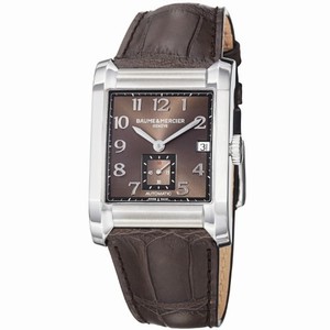 Baume & Mercier Swiss automatic Stainless steel Watch #MOA10028 (Men Watch)