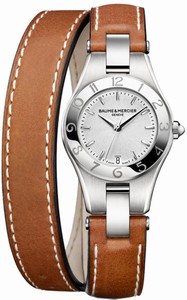 Baume & Mercier Stainless Steel Case Silver Dial Watch #MOA10036 (Women Watch)