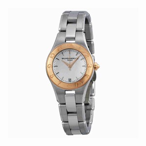 Baume & Mercier Quartz Dial Color Silver Watch #MOA10079 (Women Watch)