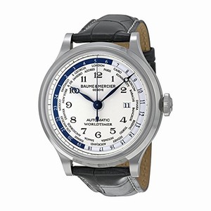 Baume & Mercier Automatic Silver Watch #MOA10106 (Men Watch)