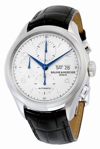 Baume & Mercier Automatic Dial Color Silver Watch #MOA10123 (Men Watch)