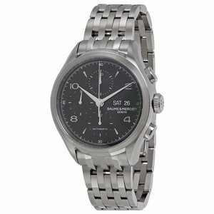 Baume & Mercier Automatic Chronograph Day Date Stainless Steel Watch #MOA10212 (Men Watch)