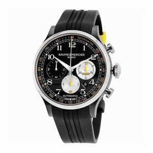Baume & Mercier Automatic Dial color Black Watch # MOA10281 (Men Watch)