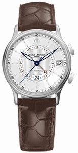 Baume & Mercier Swiss Automatic Dial Color Silver Watch #MOA8700 (Men Watch)