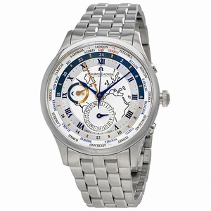 Maurice Lacroix Automatic Worldtimer Stainless Steel Watch # MP6008-SS002-111 (Men Watch)