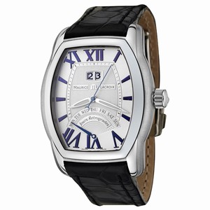Maurice Lacroix Leather Watch # MP6119-SS001-13E (Men Watch)