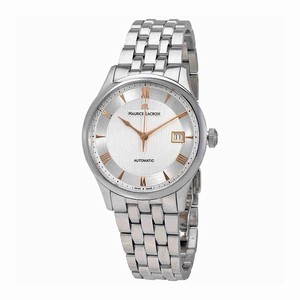 Maurice Lacroix Silver Automatic Watch # MP6407-SS002-110 (Men Watch)