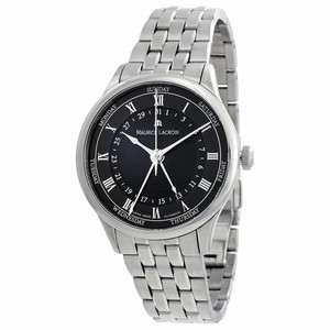 Maurice Lacroix Black Automatic Watch #MP6507-SS002310 (Men Watch)