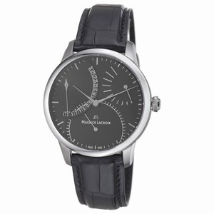 Maurice Lacroix Masterpiece Automatic Calendrier Retrograde Black Watch# MP6508-SS001-330 (Men Watch)