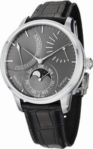 Maurice Lacroix Automatic Black Watch #MP6528-SS001330 (Men Watch)