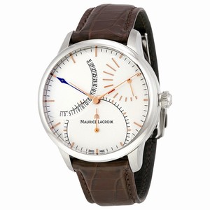 Maurice Lacroix White Automatic Watch #MP6568-SS001-131 (Men Watch)