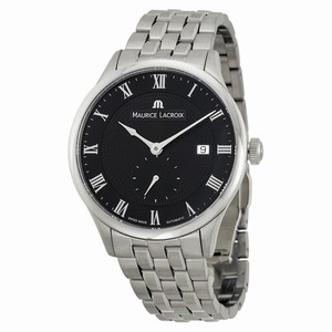 Maurice Lacroix Black Automatic Watch #MP6907-SS002-310 (Men Watch)