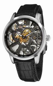 Maurice Lacroix Sapphire Crystal Dial Crocodile Leather Watch #MP7138-SS001030 (Men Watch)