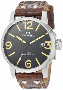 TW Steel Black Dial Stainless steel Band Watch # MS1 (Men Watch)