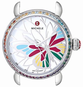 Michele Swiss quartz Dial color White Watch # MW05D25A1997 (Women Watch)