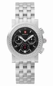 Michele Quartz Diamonds and Stainless Steel Watch #MWW01C000012 (Women Watch)