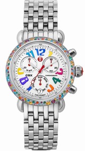 Michele Quartz Diamonds and Stainless Steel Watch #MWW03M000077 (Women Watch)