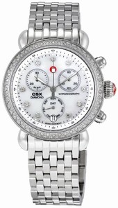 Michele Quartz Diamonds and Stainless Steel Watch #MWW03M000114 (Women Watch)