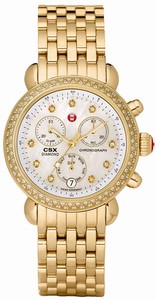 Michele Quartz Diamonds and Gold Tone Watch #MWW03M000141 (Women Watch)