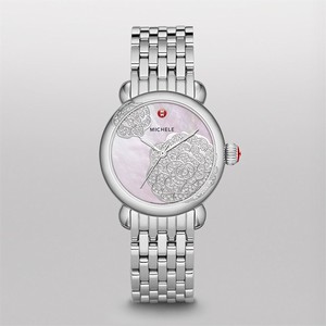 Michele Swiss quartz Dial color Mother of pearl Watch # MWW03T000021 (Women Watch)