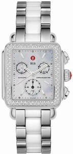 Michele Quartz Diamonds and Stainless Steel Watch #MWW06A000716 (Women Watch)